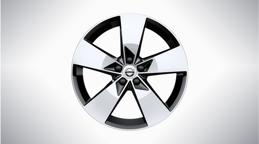 19" 5-Spoke Black White - 923