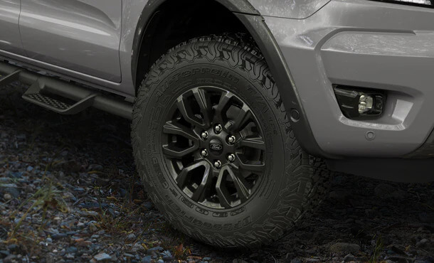 BFGoodrich All Terrain Tyres with 17 Bolder Grey Alloy Wheels Image