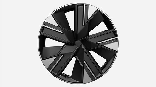 22" 5-Spoke Glossy Black / Matt Graphite Diamond Cut - 1275