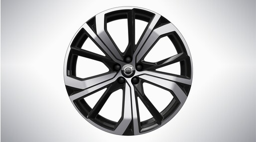21&rdquo; 5-Double Spoke Black Diamond Cut - 1187