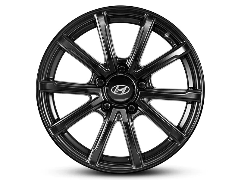 16" Gunpo satin black alloy wheel