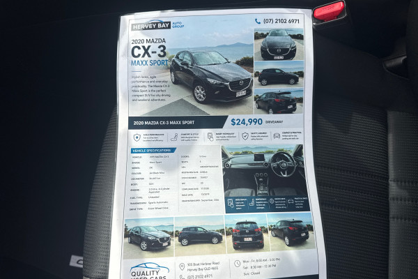 2020 MY0  Mazda CX-3 DK Maxx Sport SUV Image 19