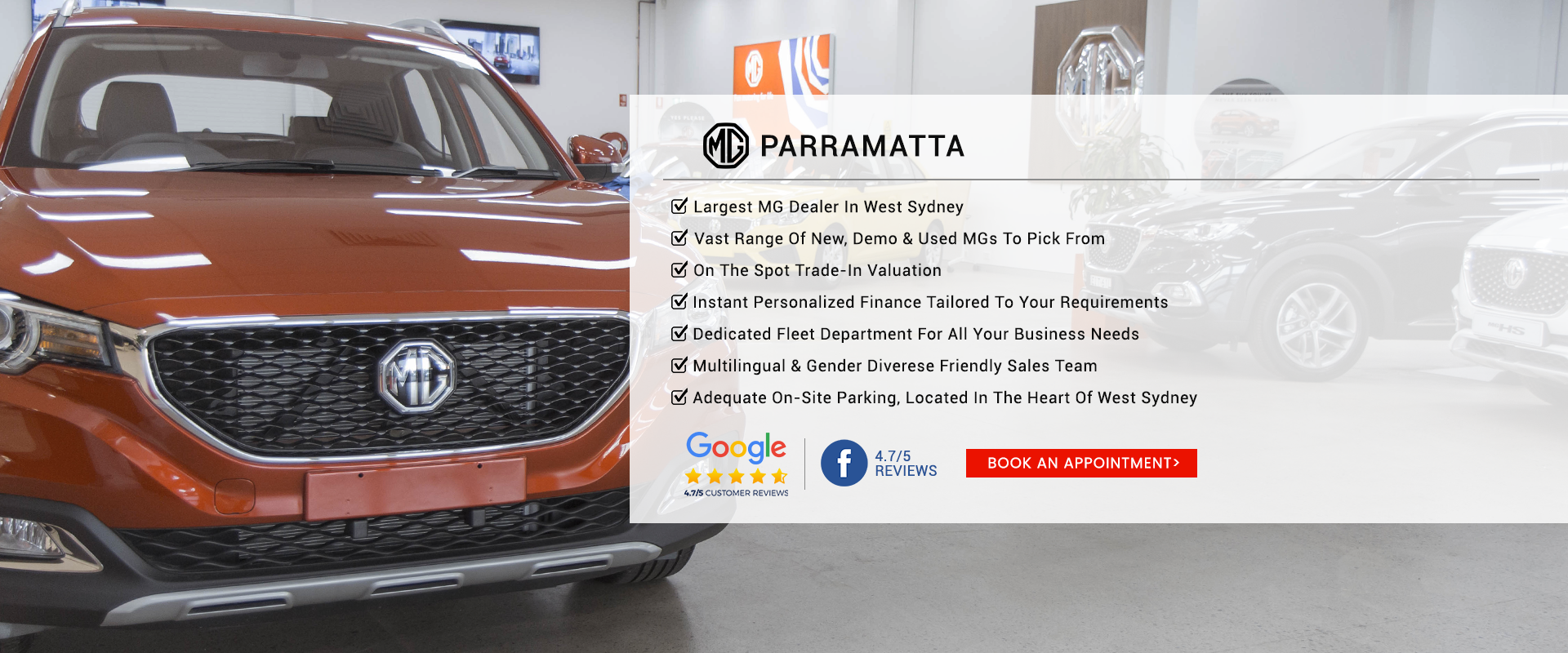 Parramatta MG Dealer