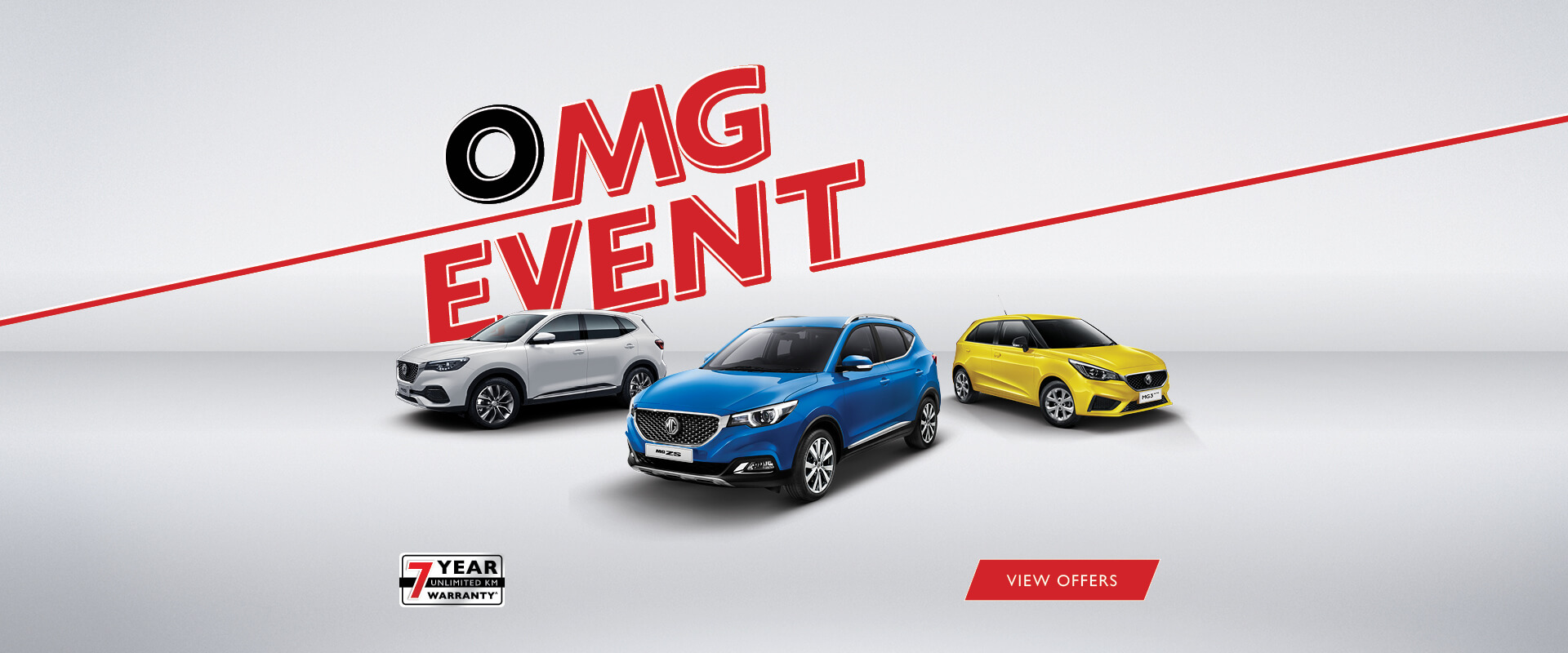 The MG OMG Event is on now. View Offers.