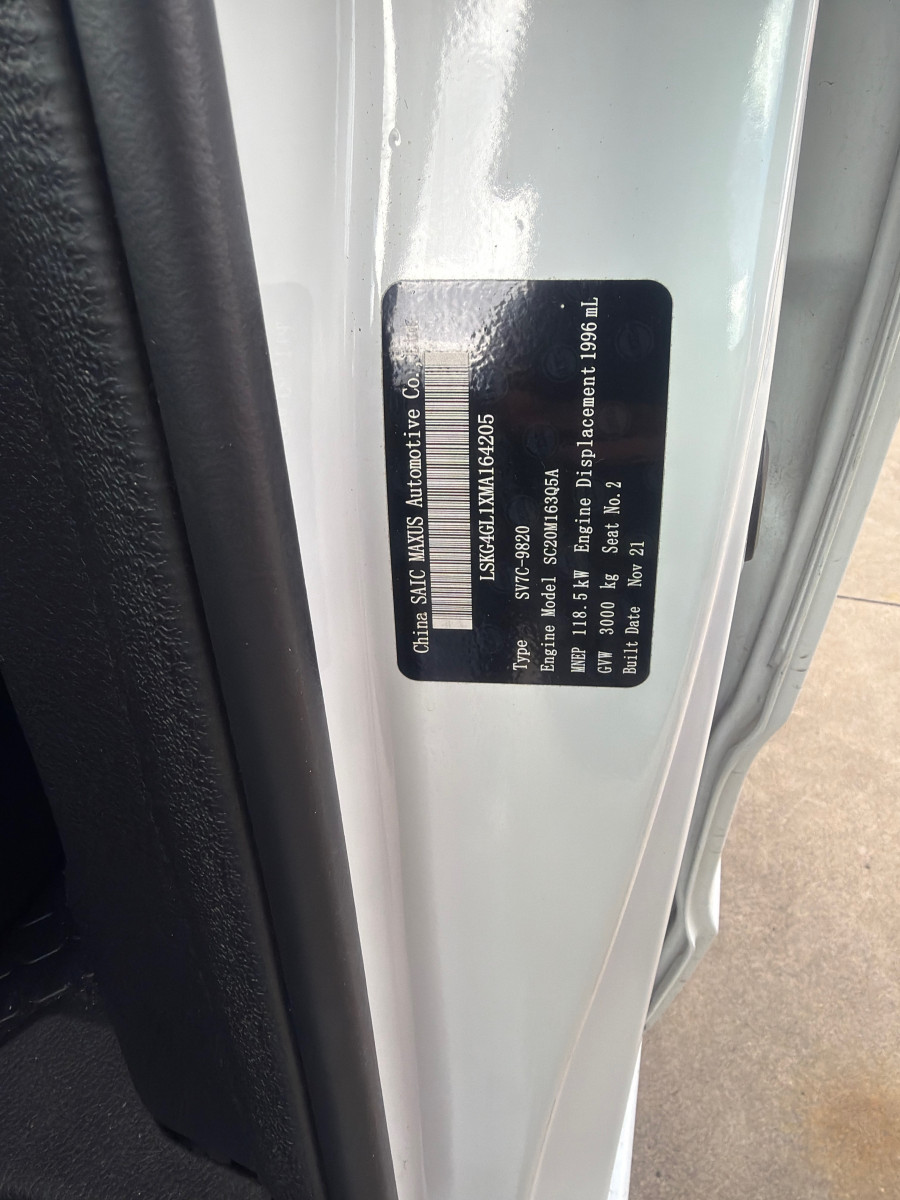 2021 LDV G10 SV7C + Van Image 23