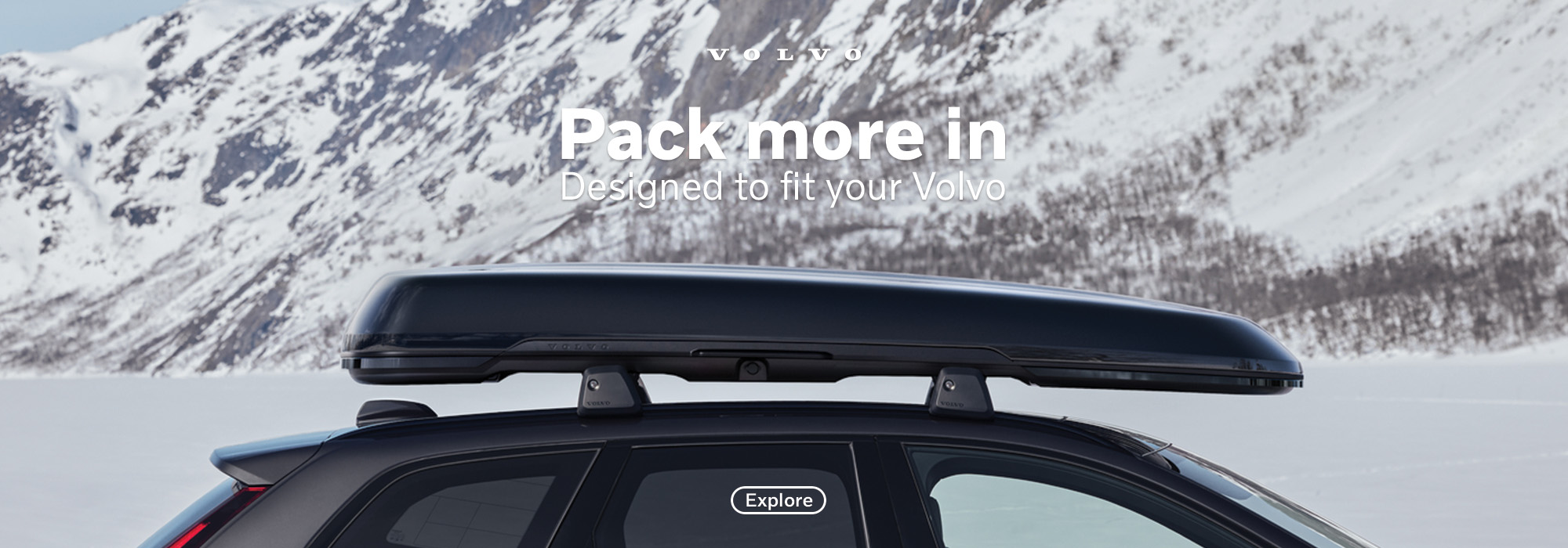 Pack more in with Volvo genuine accessories. 