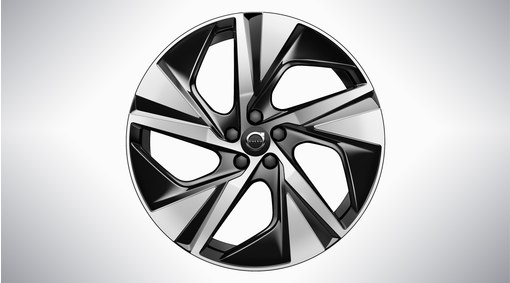 20" 5-Spoke Black Diamond Cut Alloy Wheel &ndash; 1094