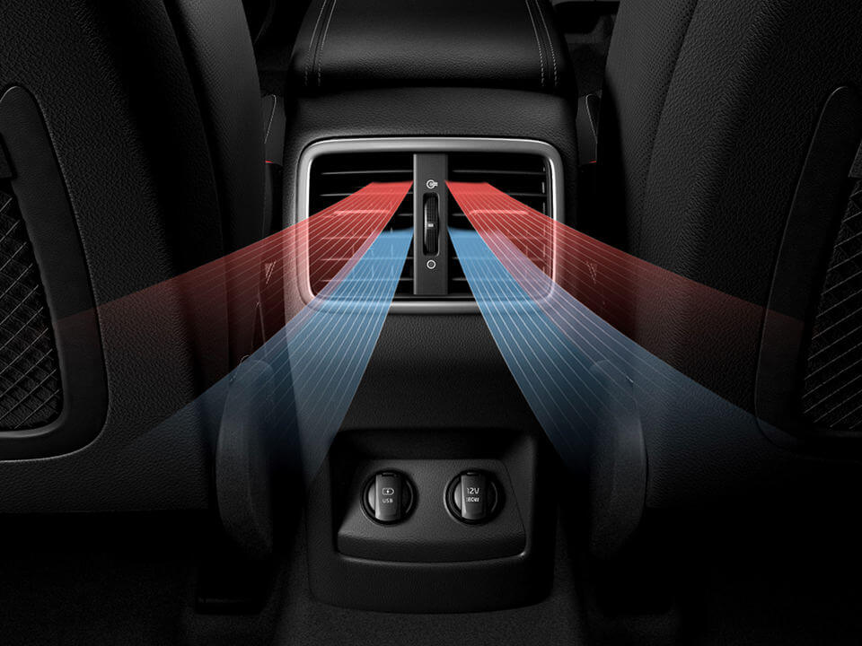 2nd Row Vents and USB Charger Image