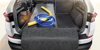 Fold-out double sided boot mat