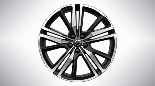 20" 5-Triple Spoke Matt Black Diamond Cut - 1052