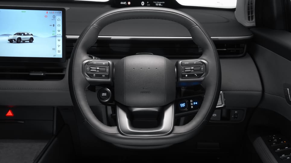 Heated, leather-appointed steering wheel