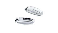 Key cover glacier white, with quattro logo