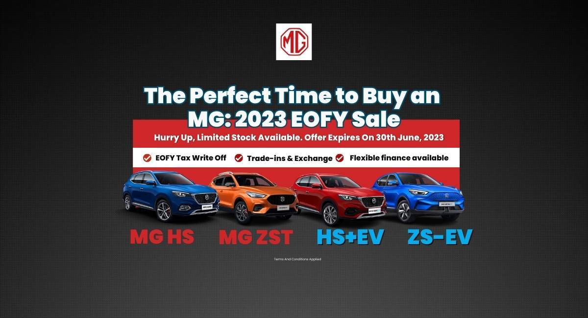 The Perfect Time to Buy an MG: 2023 EOFY Sale