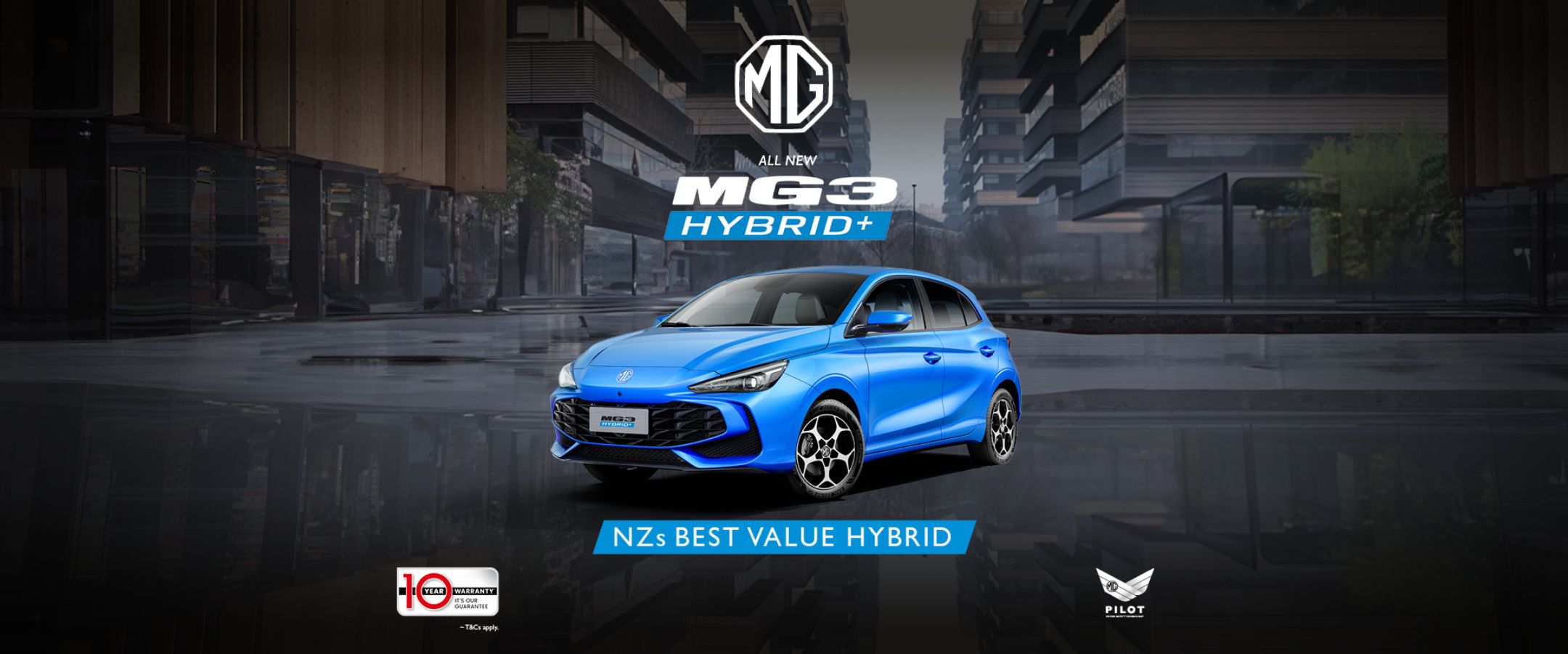 ALL NEW MG3 HYBRID+. NZs BEST VALUE HYBRID