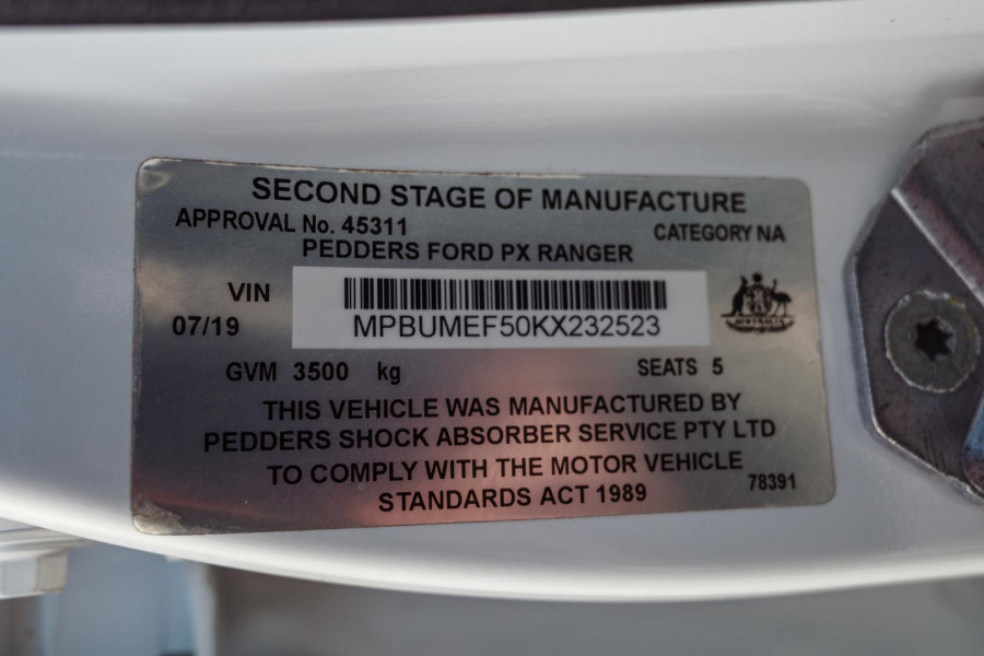 2019 MY19.75 Ford Ranger PX MkIII XL Cab Chassis Image 6