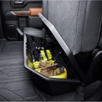 Rear Under seat Lockable Storage Organiser
