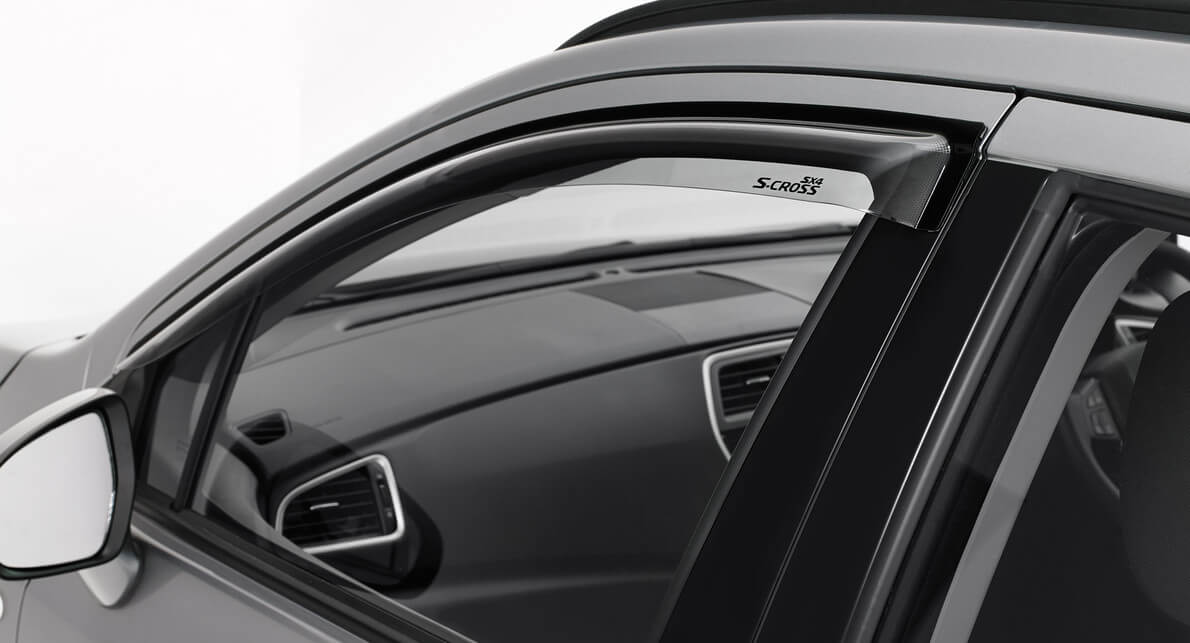 S-Cross - Slimline Weathershields, Front