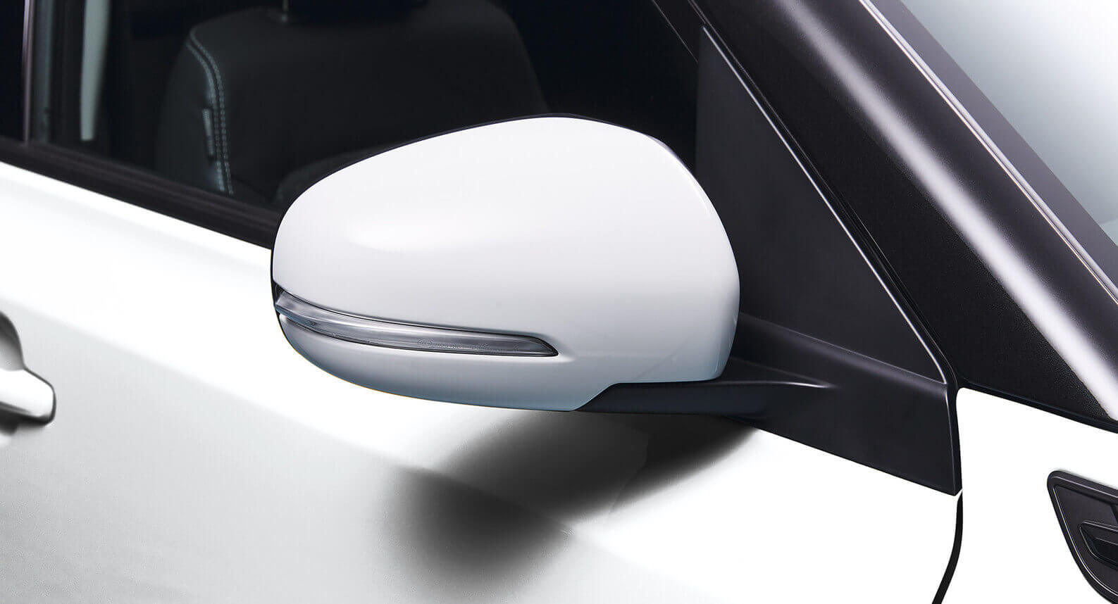 Door Mirror Cover Set (with indicator) - White
