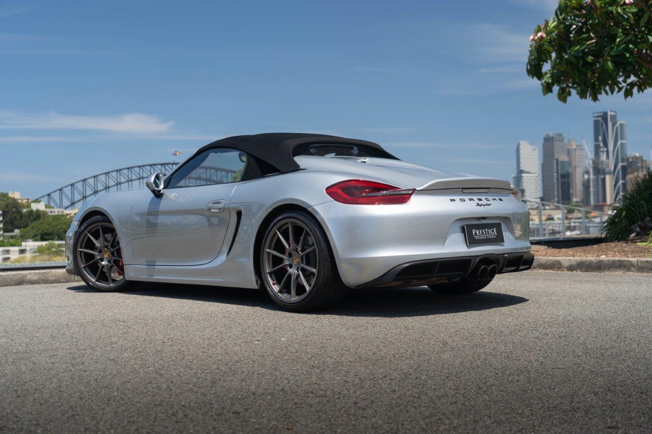 2016 Porsche Boxster Spyder Convertible Image 3