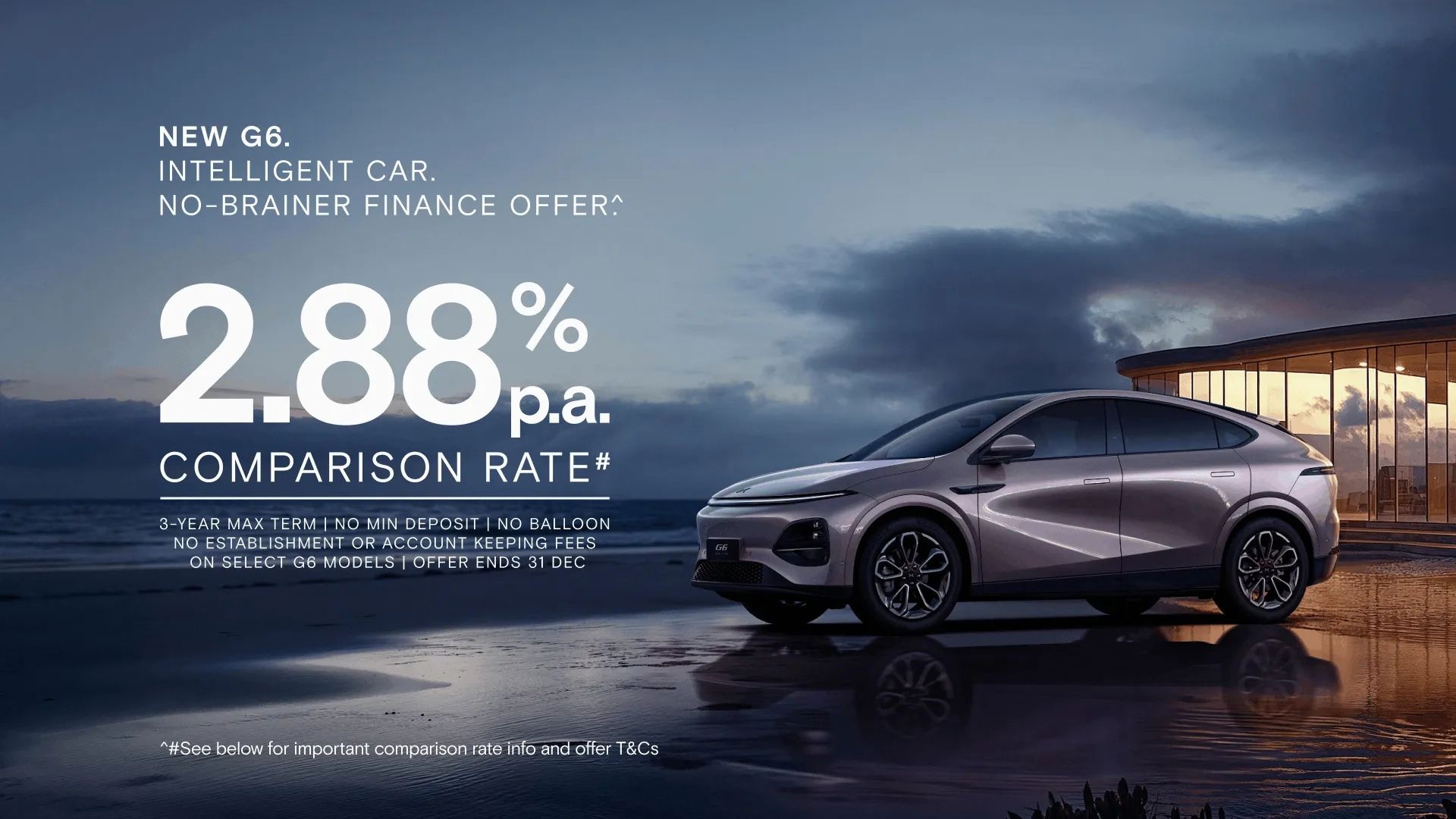 New G6. Intelligent Car. No-brainer Finance Offer.