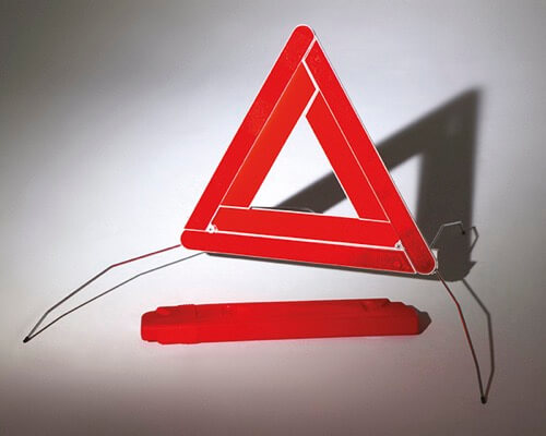 Safety warning triangle 