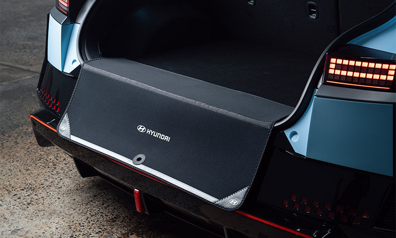 Fabric rear bumper protector