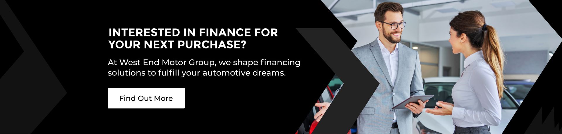 Finance - We shape financing solutions to fulfill your automotive dreams.