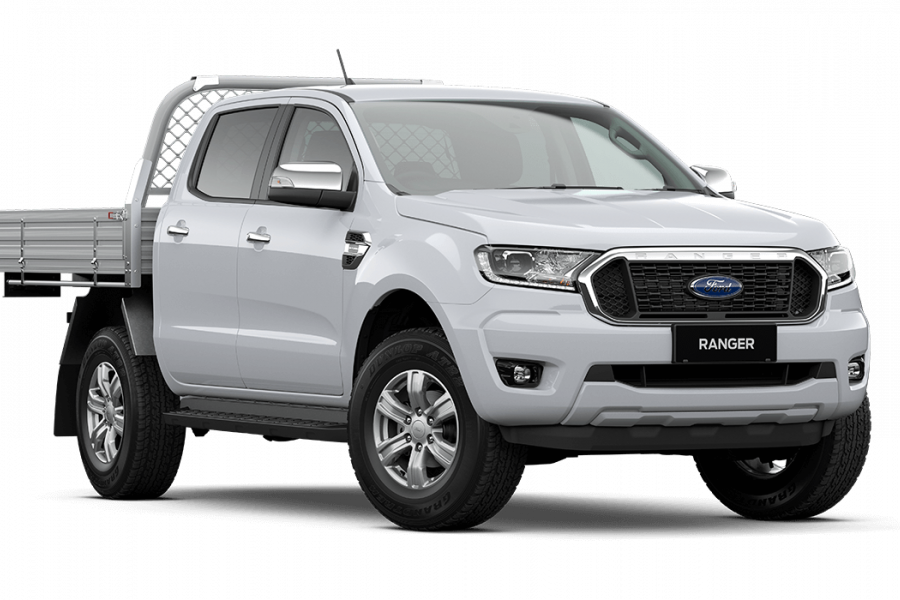2020 MY21.25 Ford Ranger PX MkIII XLT Double Cab Chassis Ute Image 1
