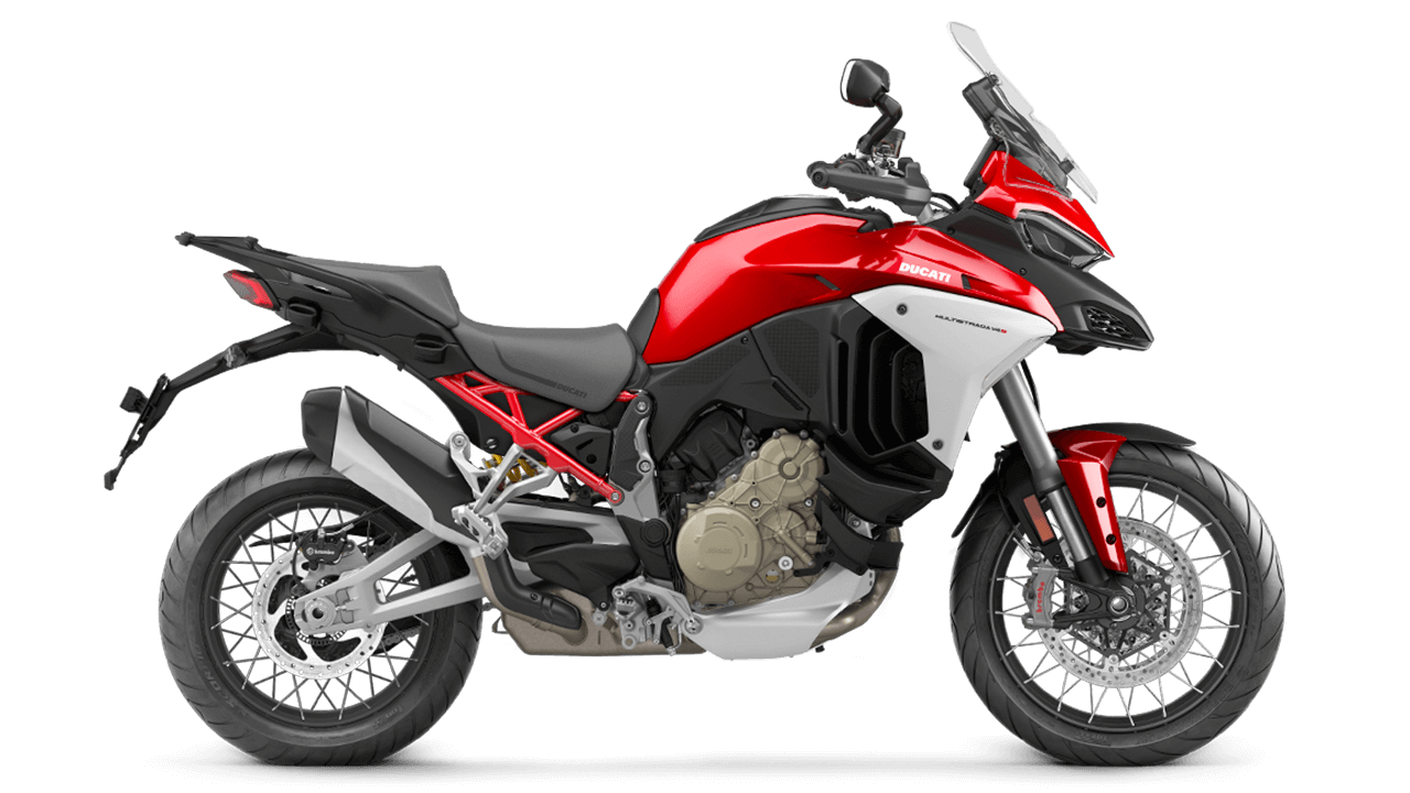 Ducati Red and Spoked Wheels