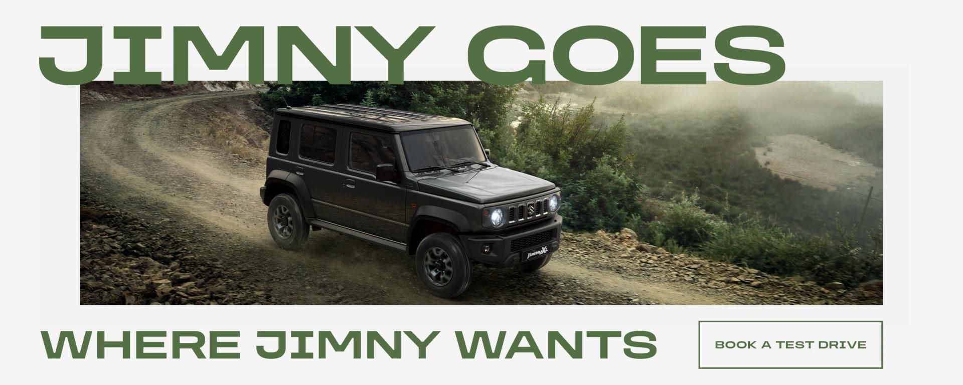 JIMNY XL - OUR OFF-ROAD LEGEND, UPSIZED TO 5 DOORS