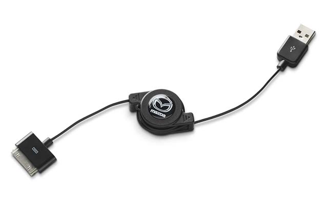 Audio retractable USB cable