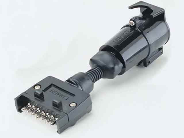 <img src="7 Pin Flat to Round Large Trailer Plug