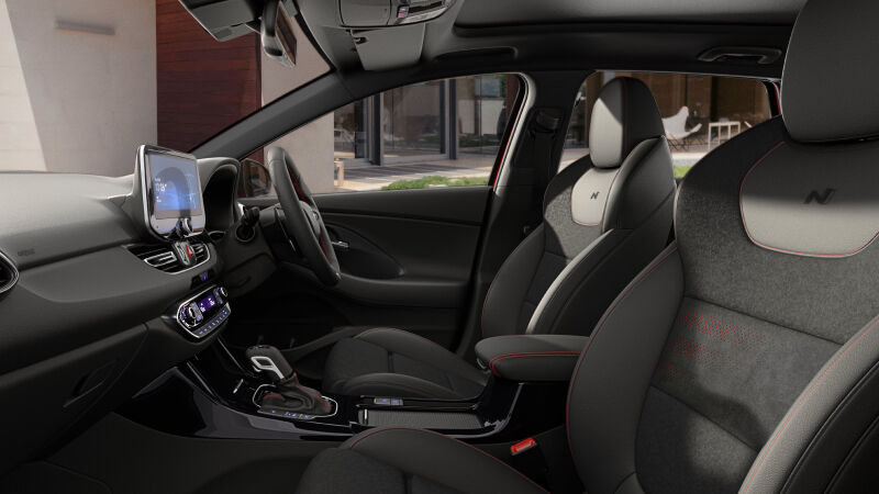 Heated and ventilated front seats 