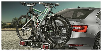 Bicycle Holder for Tow Bar for 2 Bicycles