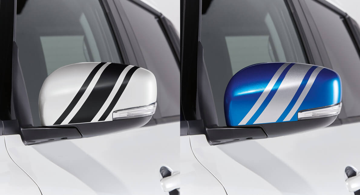 Swift Door Mirror Decal (Silver or Black)