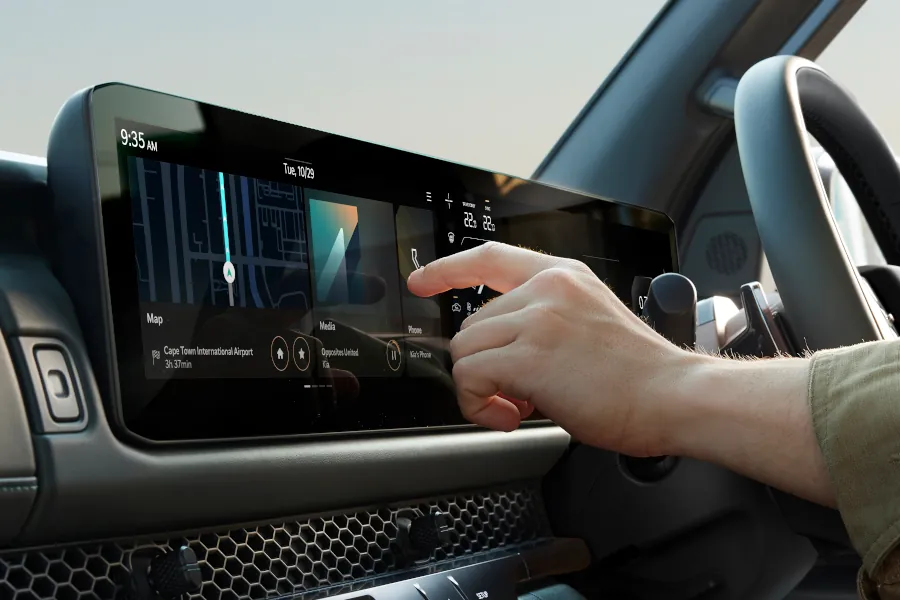 Integrated panoramic display