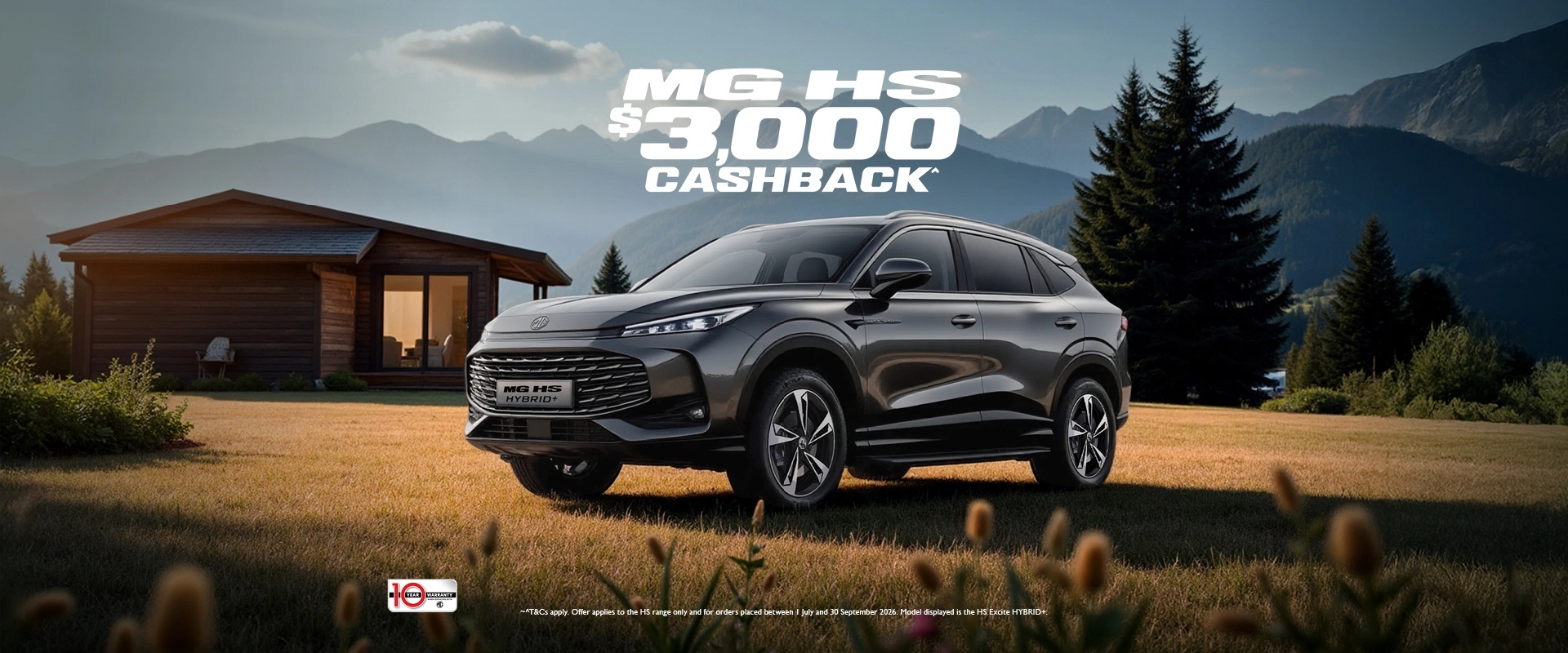 MG HS $3000 Cashback