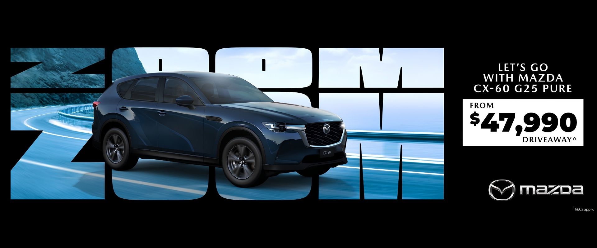 Mazda CX-60. From $47990 Driveaway.