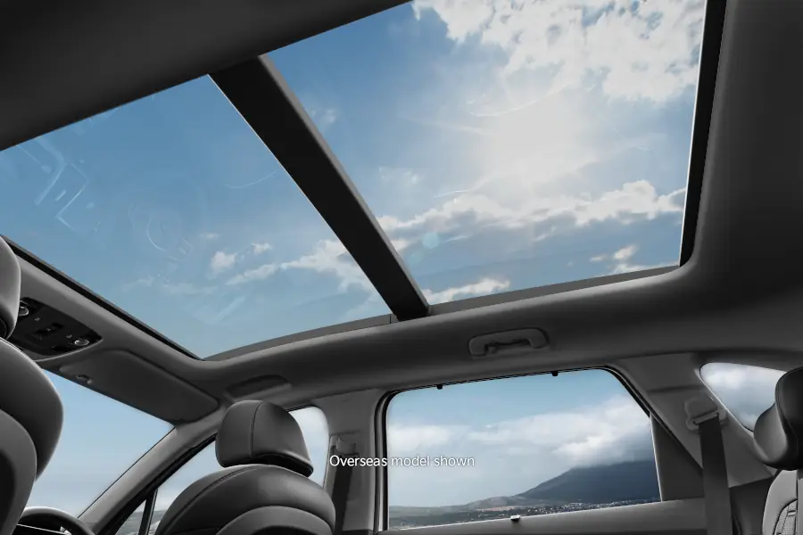Panoramic sunroof