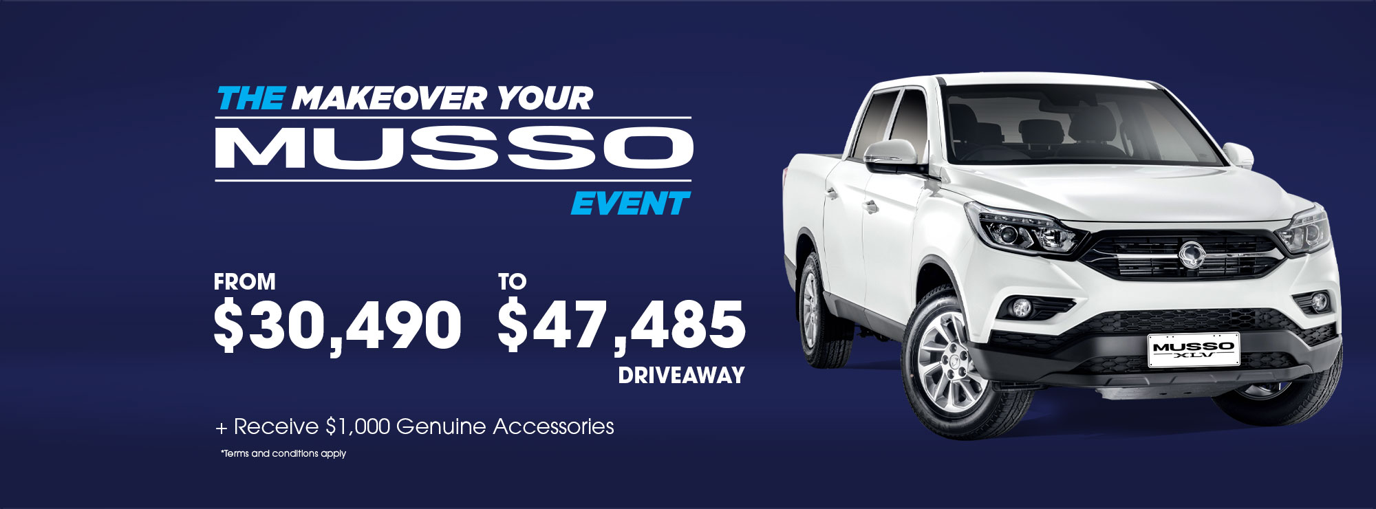 New Ssangyong Musso Xlv Exterior Port Macquarie Port Ssangyong