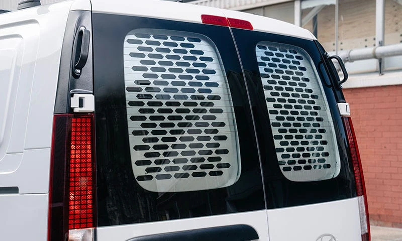 Window Security Mesh | Twin-Swing Doors