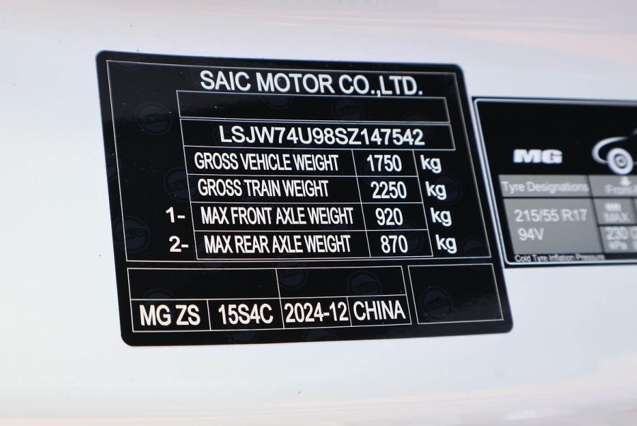 2025 MG ZST Vibe SUV Image 15