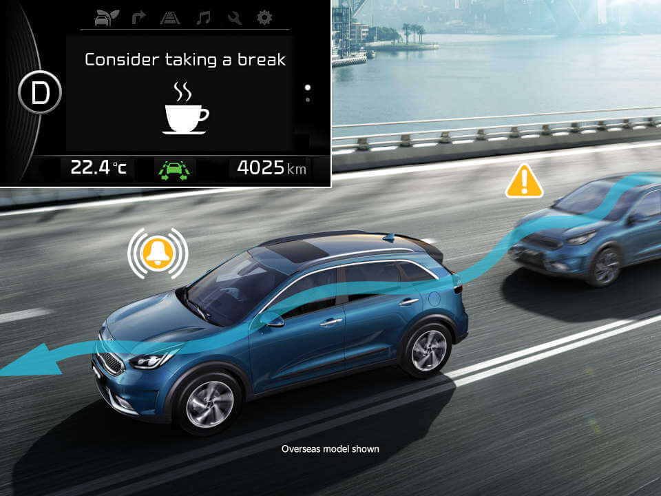 Driver Attention Alert Plus with lead vehicle departure alert Image