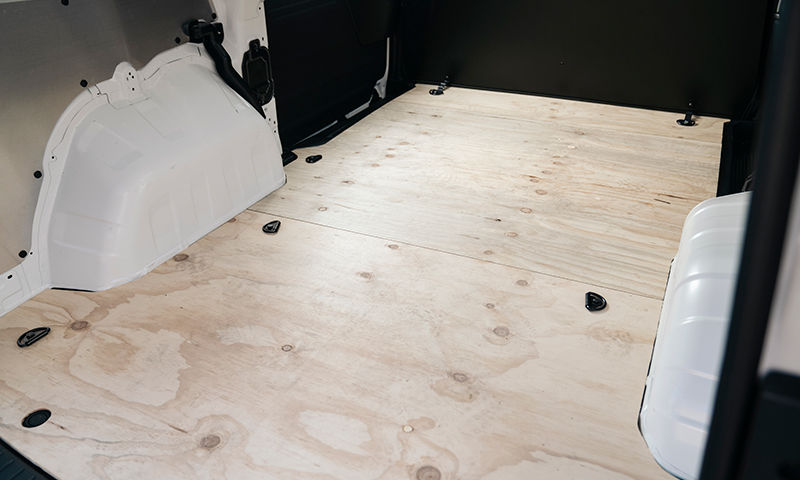 Cargo barrier bracket kit - wooden floor