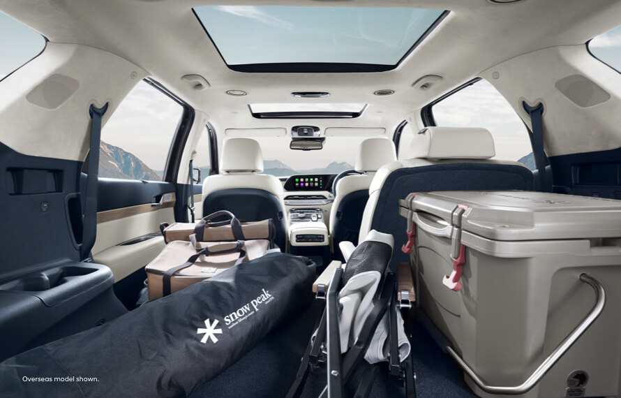 Palisade Uncompromising storage space.