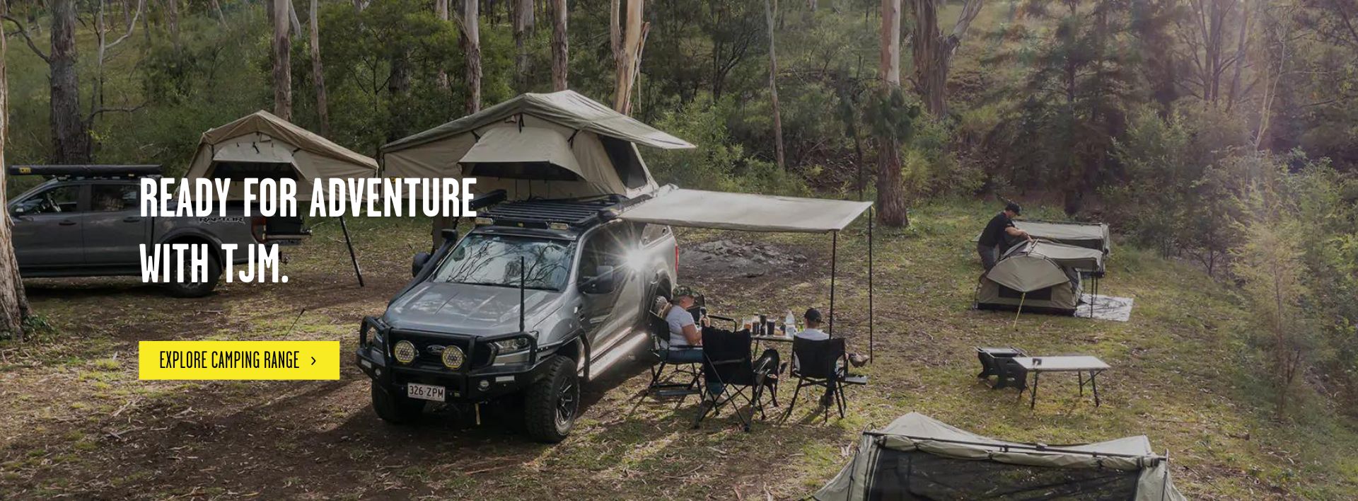 Ready for Adventure with TJM - Explore Camping Range