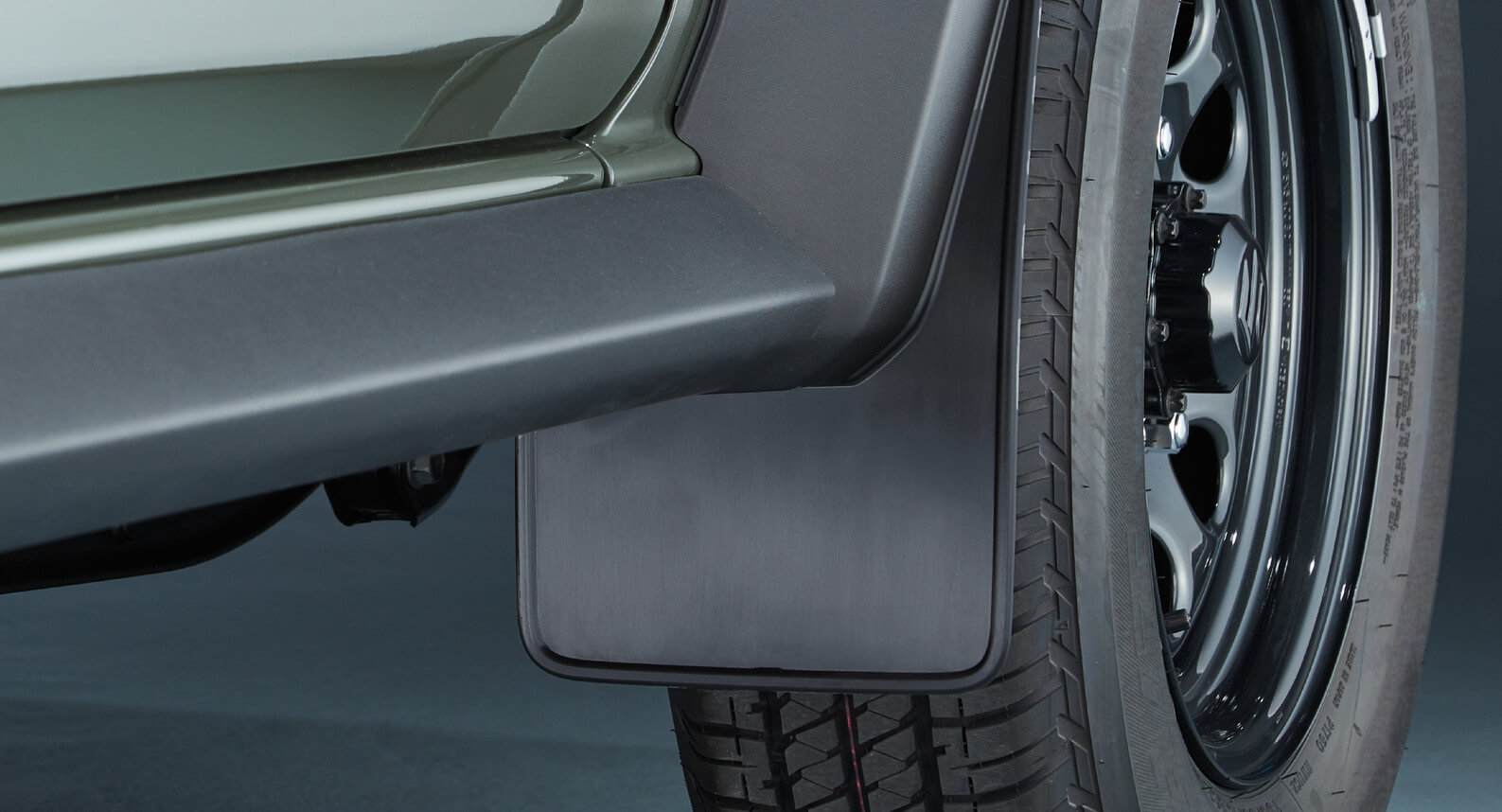 Jimny - Black Front Mud Flap Set