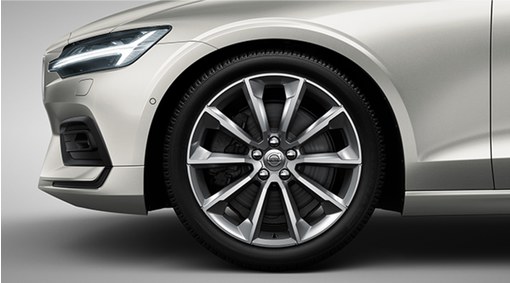 Complete wheels, 19" 5-V Spoke Tinted Silver