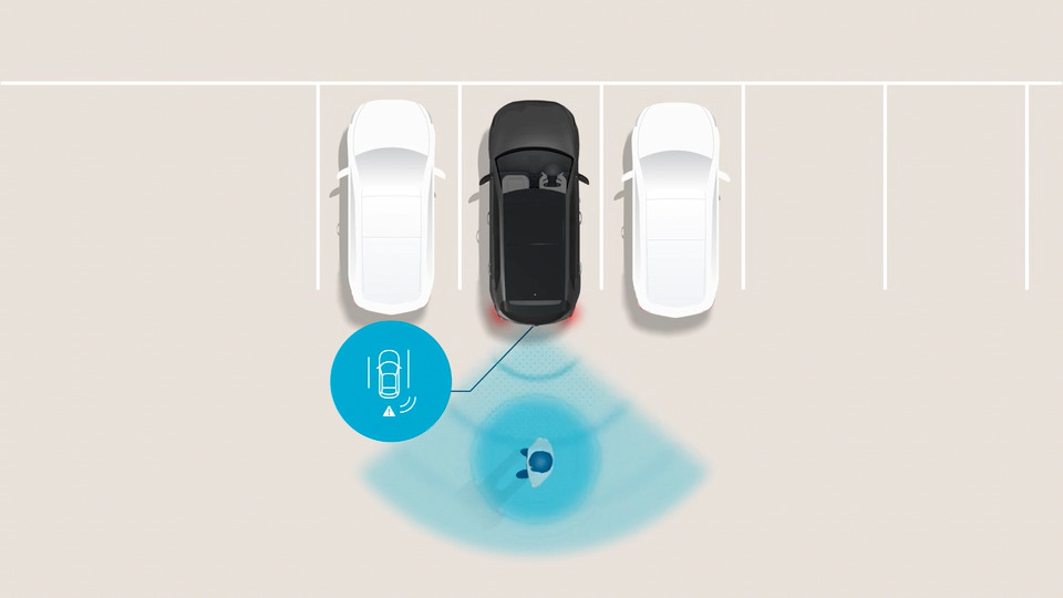 Parking Collision-Avoidance Assist (PCA-R)  Image