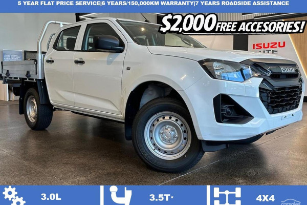 2026 MY25.5 Isuzu D-MAX RG SX Cab Chassis